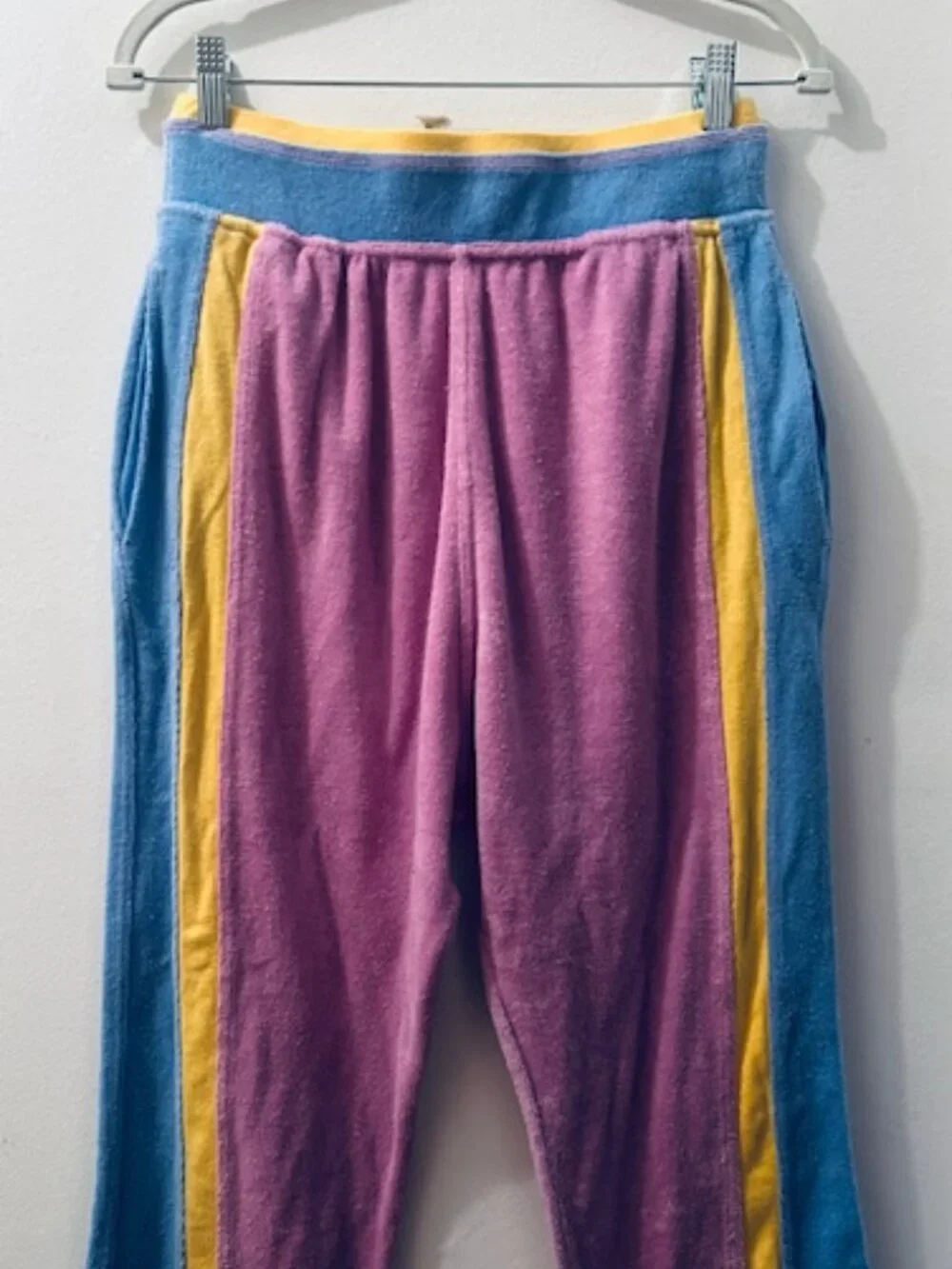 Free People Intimately Between The Lines Terry Lounge Color Block Lounge Pants - Picture 8 of 16